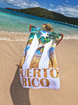Toalla de playa (Bandera Playa PR)